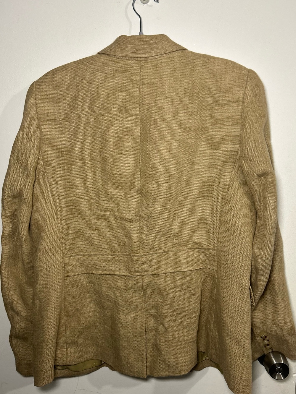 Lauren Ralph Lauren Women Tan 100% Linen Blazer - Picture 2 of 7